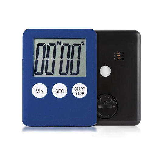 (Blue) Magnetic Digital Kitchen Timer Cooking Alarm