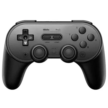 8BitDo Pro 2 Bluetooth Gamepad - Smartphone, PC, Nintendo Switch - Black