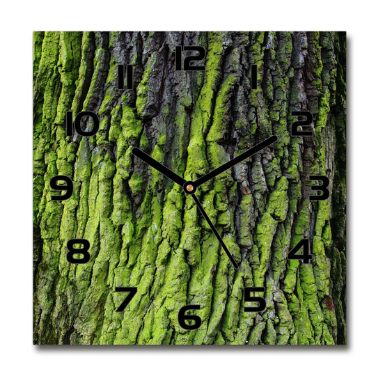 Idden Tree Bark Silent Wall Clock