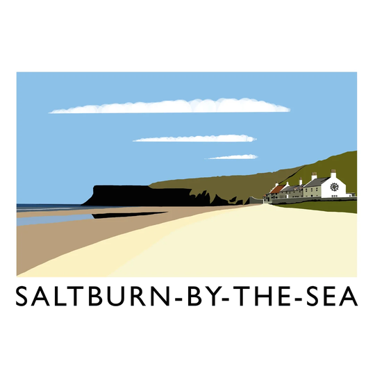 Saltburn-by-the-Sea 2 by Richard O'Neil - Graphic Art Print on Paper