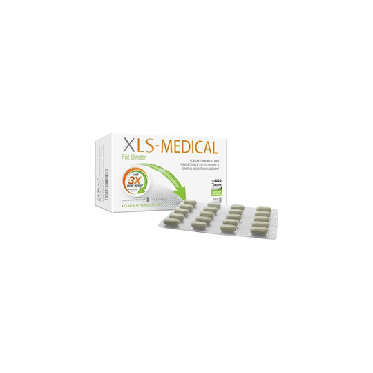 XLS-Medical Fat Binder 180 Tablets - Lower Appetite - Reduce Calorie Intake from Dietary Fats - Up to 3x more Weight Loss - With Litramine as Active