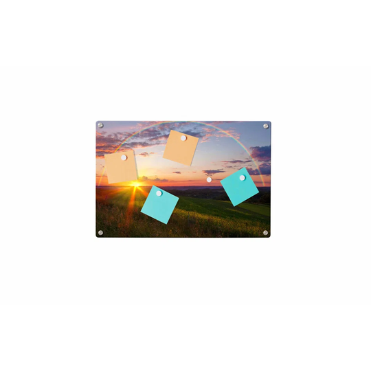 Sunset Magnetic Wall Mounted Photo Memo Board