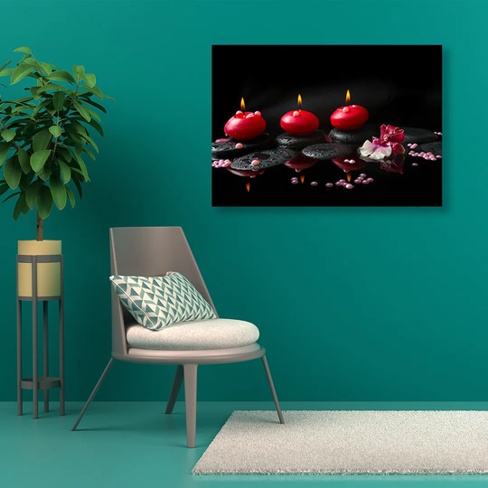 Canvas Print, Religious Red 16844