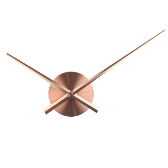 3D Clock Hands, Timelike DIY Large Clock Hands Needles Wall Clocks 3D Home Art Decor Quartz Clock Mechanism Accessories (Copper)