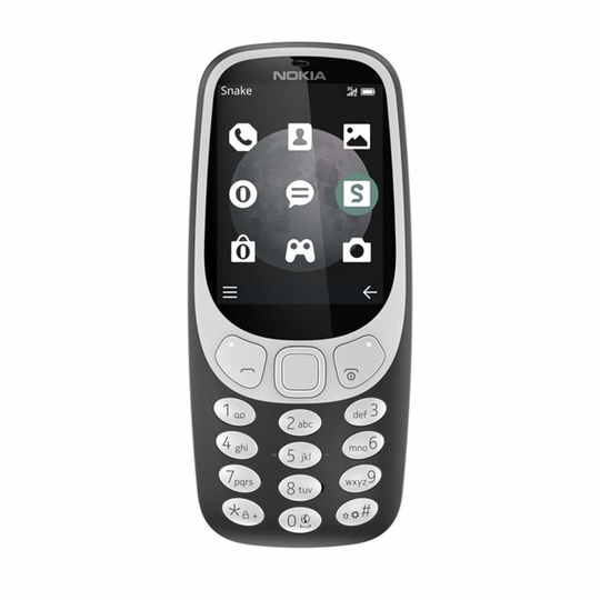 (Unlocked, Charcoal) Nokia 3310 Single Sim | 3G | 64MB | 64MB RAM