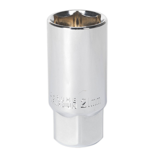 Sealey AK6544 | Spark Plug Socket 21mm 1/2"Sq Drive Magnetic