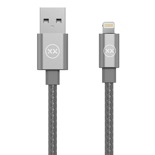 MIXX Braided Lightning Cable 1.2m - Space Grey