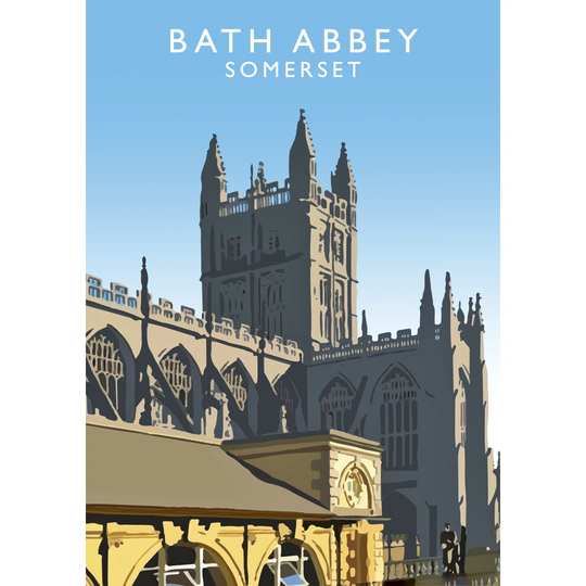 Bath Abbey by Richard O'Neil - Graphic Art Print on Paper