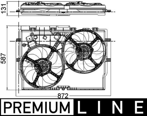 Air Conditioning fan 8EW351041-431 by BEHR