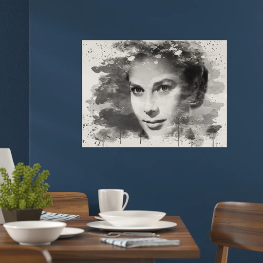 'Grace Kelly' Graphic Art Print Poster