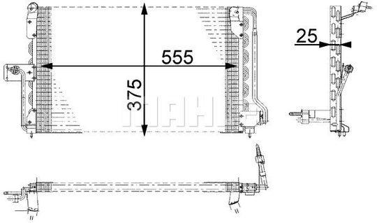 Condenser Air Conditioning 8FC351036-021 by BEHR