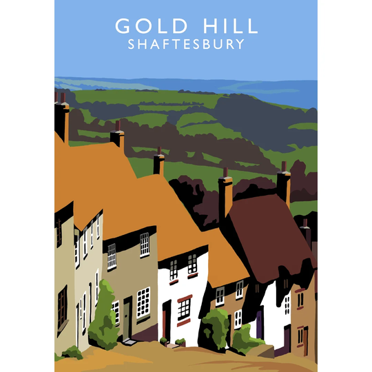 Gold Hill by Richard O'Neil - Graphic Art Print on Paper
