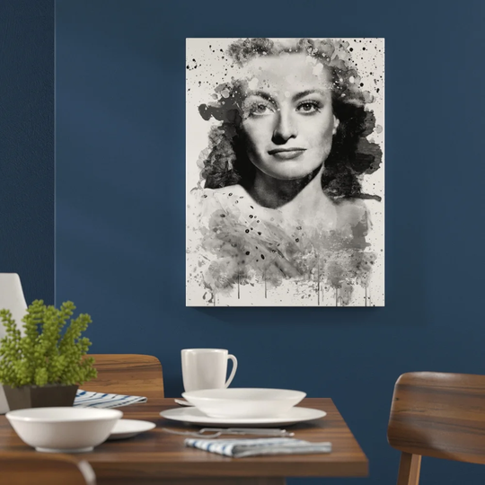 'Joan Crawford' Graphic Art Print Poster