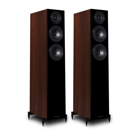 (Walnut) Wharfedale Diamond 12.3 Floorstanding Speakers