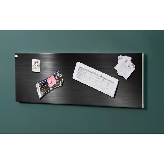 Notiz Motive Black Pattern Magnetic Wall Mounted Cork Board