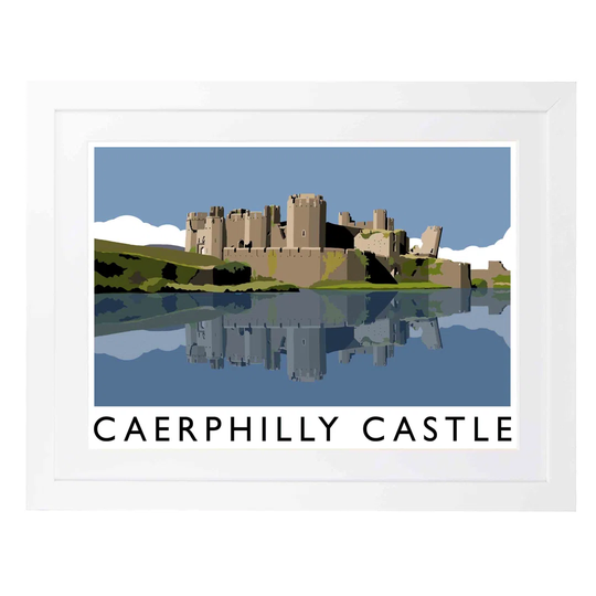 Caerphilly Castle by Richard O'Neil - Graphic Art Print on Paper