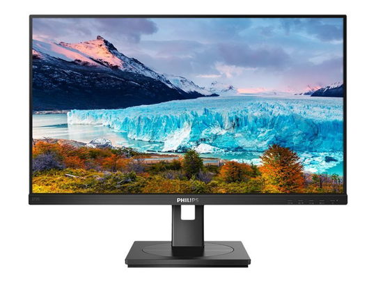 Philips S-line 272S1AE 27'' IPS Full HD LED Monitor, 75Hz, 4ms, HDMI, DVI-D, VGA, DisplayPort, Speakers, Height Adjustable, Adaptive Sync