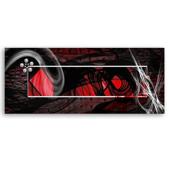 Canvas Print, Red Abstractions 16863