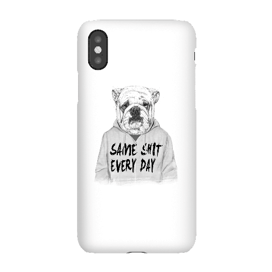 Balazs Solti Same Shit Every Day Phone Case for iPhone and Android - iPhone X - Snap Case - Matte