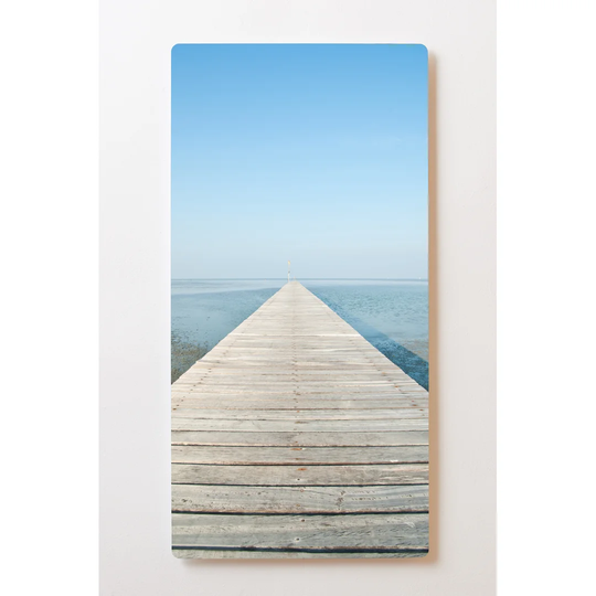 Backlight Motif Wall Picture Jetty Sea Magnetic Cork Board