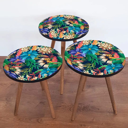 Carleen 3 Piece Nest of Tables