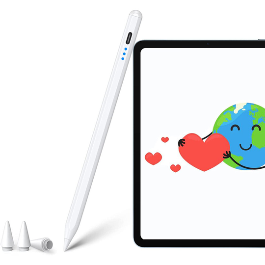 Pencil Stylus For Apple iPad 2018-2021 Tablet Pen Touch Screen White