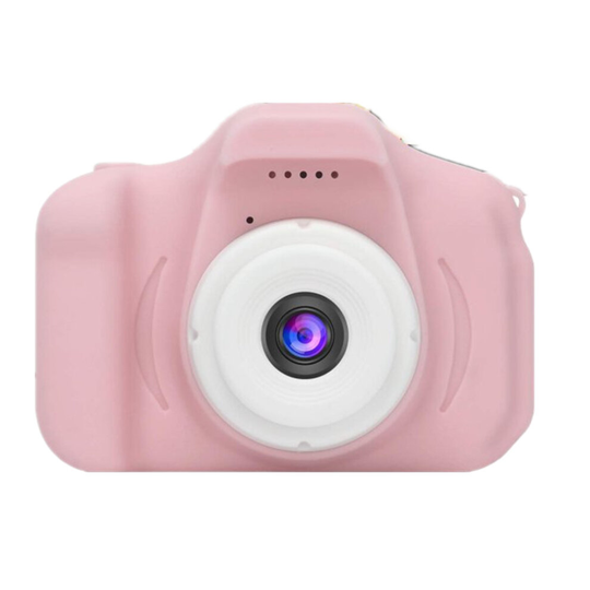 Kids Digital Video Camera Mini Rechargeable Children Camera Shockproof 8MP HD Toddler Cameras Child Camcorder Pink