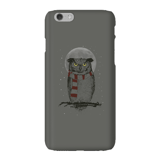 Balazs Solti Owl And Moon Phone Case for iPhone and Android - iPhone 6 - Snap Case - Gloss