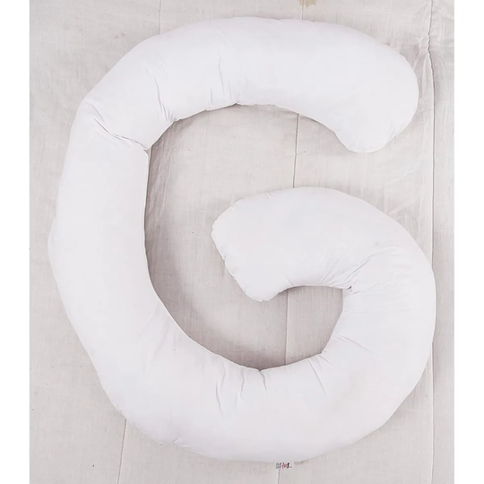 Sleepynights Full Body Pregnancy Support Maternity Pillow Cushion With Removable Cover: G Shape