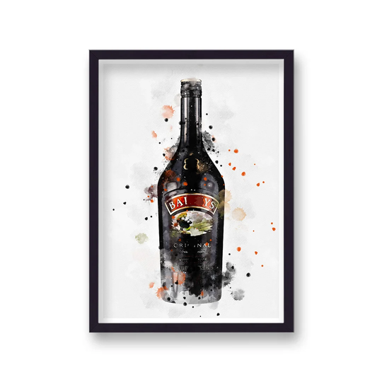 Spirit Graphic Splash Baileys Inspired by Vouvart - Picture Frame Graphic Art