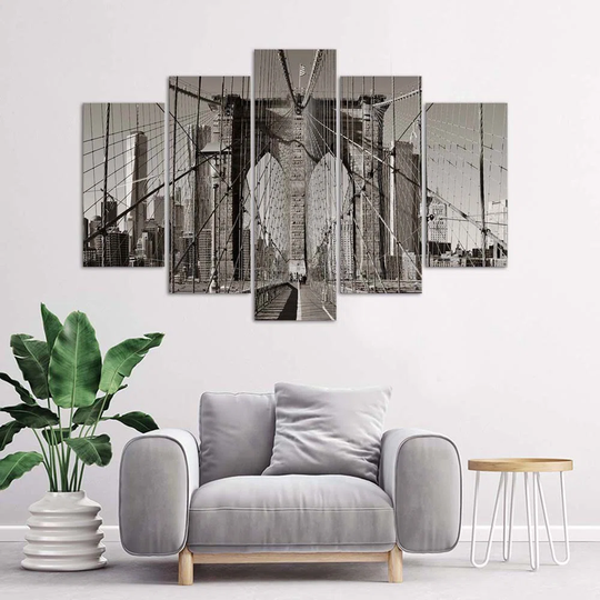 Canvas Print Brooklyn Bridge New York