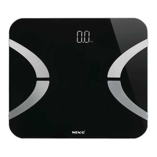 WENKO Analysis Scale LED Black, Bluetooth Body Fat Scale