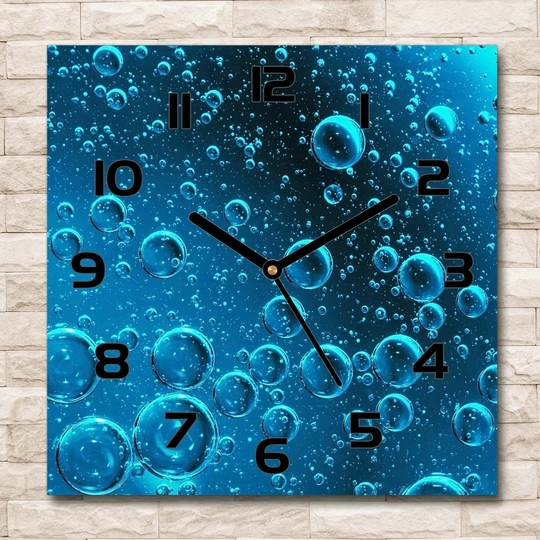 Jhavia Bubbles under Water Silent Wall Clock