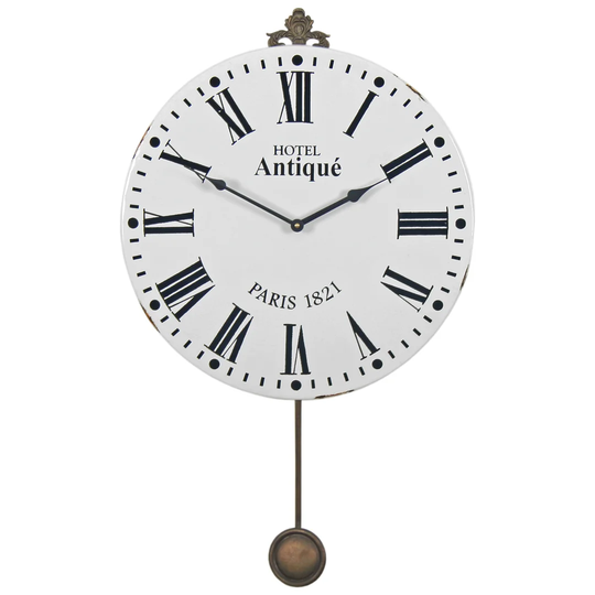 Acker Antique Pendulum 44cm Wall Clock