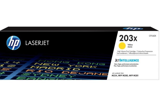 HP 203X Yellow High Yield Toner Cartridge
