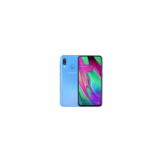 (Unlocked, Blue) Samsung Galaxy A40 Dual Sim | 64GB | 4GB RAM