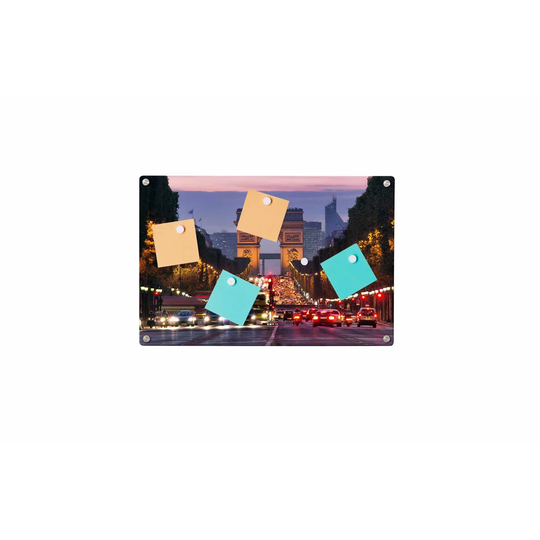 Paris Magnetic Wall Mounted Photo Memo Board