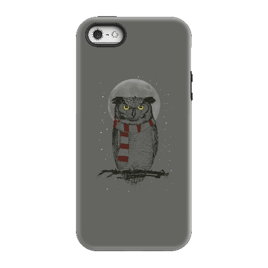 Balazs Solti Owl And Moon Phone Case for iPhone and Android - iPhone 5/5s - Tough Case - Matte