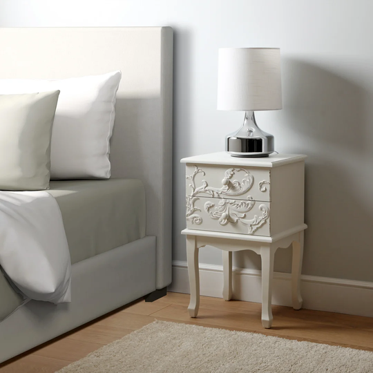 Alf 2 Drawer Bedside Table