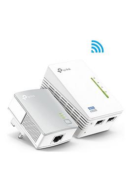 Tp Link Tl-Wpa4220Kit Av600 Powerline Kit With Wi-Fi