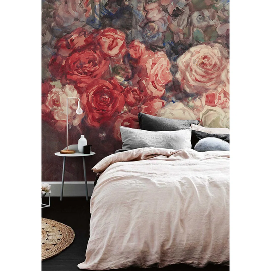 Areyon Vintage Bouquet Of Roses Floral Wallpaper
