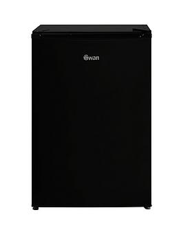 Swan Sr15840B 54Cm Wide Freestanding Under-Counter Fridge - Black