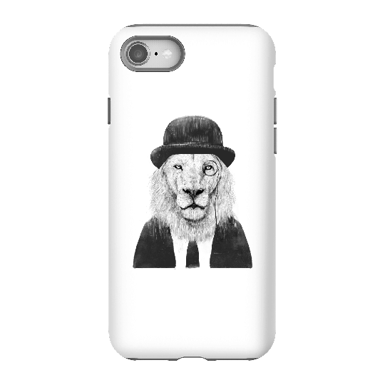 Balazs Solti Monocle Lion Phone Case for iPhone and Android - iPhone 8 - Tough Case - Matte