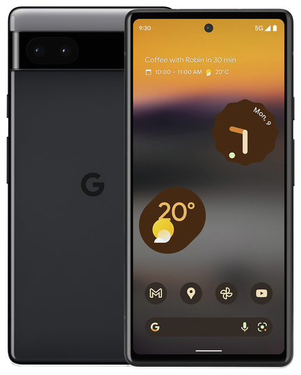 SIM Free Google Pixel 6a 5G 128GB Mobile Phone - Charcoal