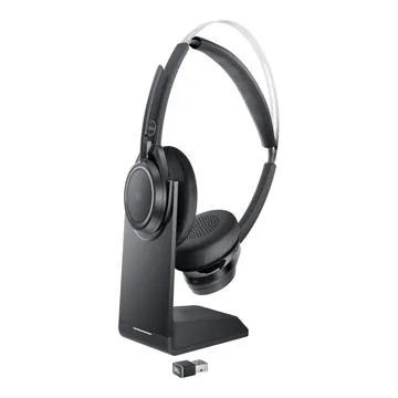 Dell Premier Wireless ANC Headset WL7022 TrÃ¥dlÃ¸s Headset - Sort