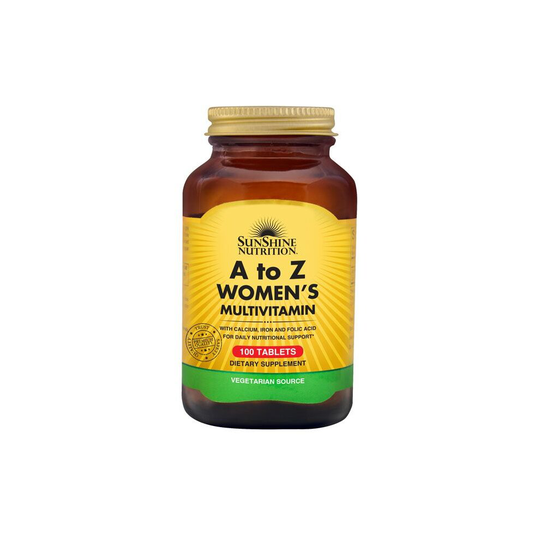 Sunshine Nutrition A To Z Women's Multivitamin 100 Tablets