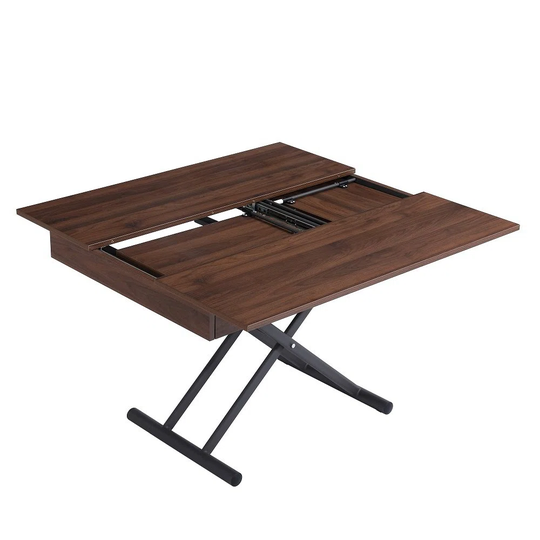 Jadarrious Extendable Cross Legs Coffee Table
