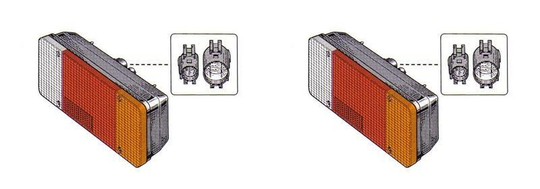 Taillight set SET1650925