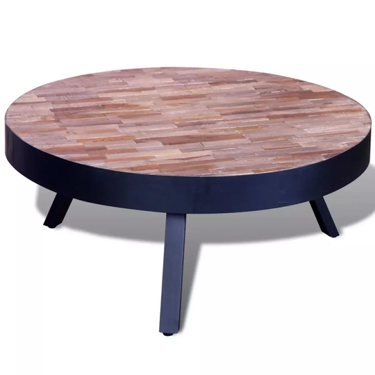 Edgebrooke Reclaimed Teak Round Coffee Table