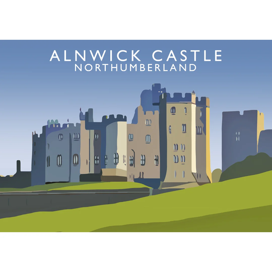 Alnwick Castle 1 by Richard O'Neil - Graphic Art Print on Paper